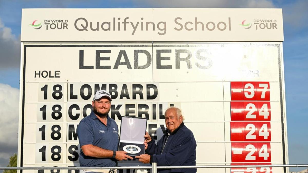 Golfer Zander Lombard 